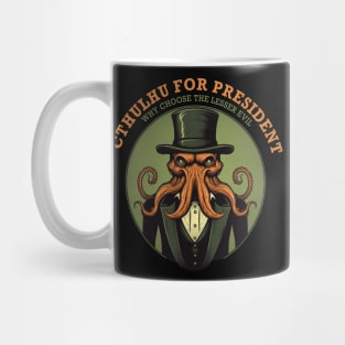 Cthulhu For President 2024 Funny Election Political Humor Mug